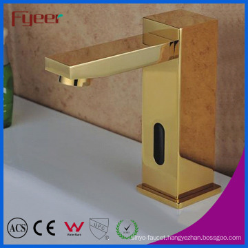 Fyeer Luxury Golden Cold Water Auto Sensor Faucet (QH0116G)